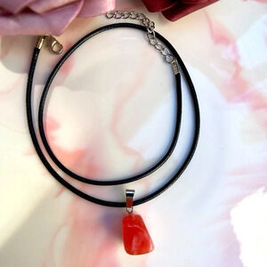 Natural Stone Pendant Necklace